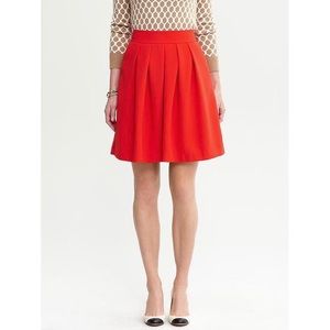 Banana Republic High Waisted Pleated Skirt